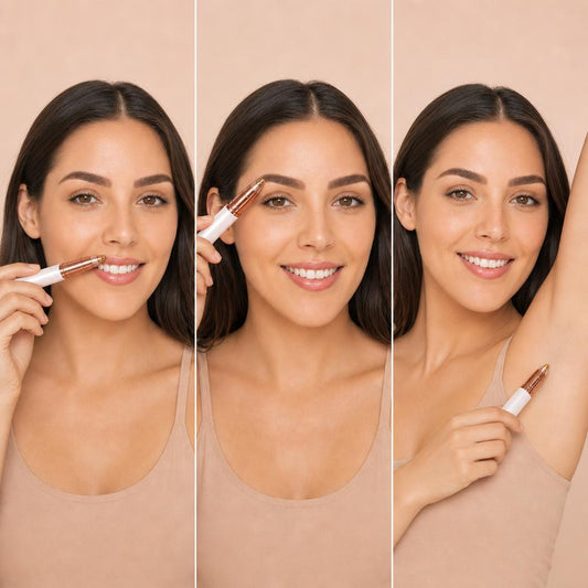 DepilPro en uso: labio superior, ceja y axila